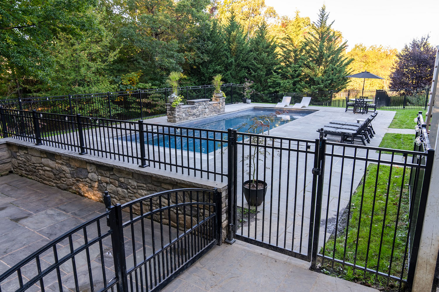 Keylink Aluminum Fence